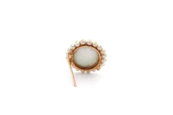 Broche ancienne peinture sur nacre