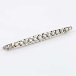 Broche Art Déco 15 Diamants