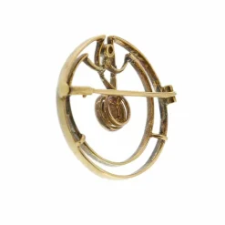 Broche Art Déco avec Diamants
