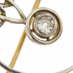 Broche Art Déco avec Diamants