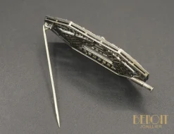 Broche Art Déco diamants