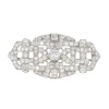Broche Art Déco diamants 7 ct