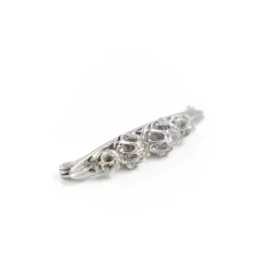 Broche Art déco Or blanc Diamant