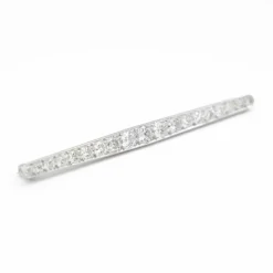 Broche Art déco Or blanc Diamant