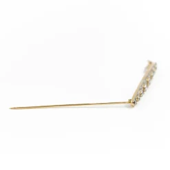 Broche Art déco Or jaune Diamant