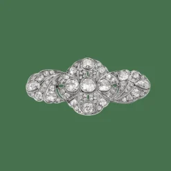 Broche Art Déco Platine Diamants