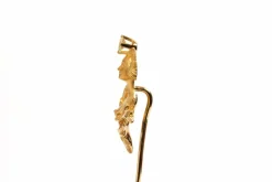 Broche Art Nouveau en or jaune 18 carats et diamant