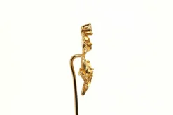 Broche Art Nouveau en or jaune 18 carats et diamant
