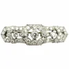Broche Art-Déco platine et diamants