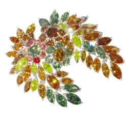 Broche avec Diamants