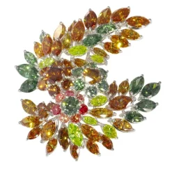 Broche avec Diamants