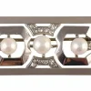 Broche barette or blanc Art Déco diamants et perles