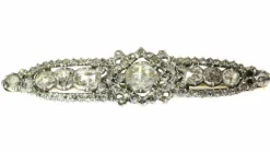 Broche barrette en diamant