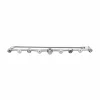 Broche barrette or, diamants et perles