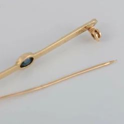 Broche barrette Saphir