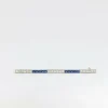 Broche barrette saphirs & diamants