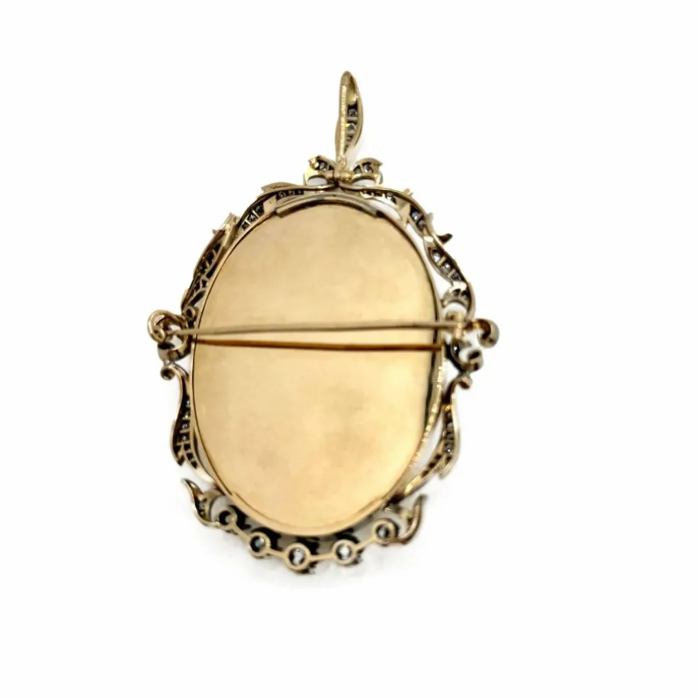 Broche camée ancienne