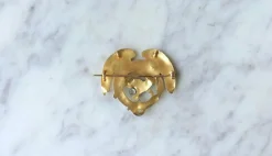 Broche Chimère Ancienne Or et Diamant