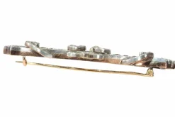 broche de barre de diamant antique vintage