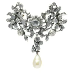 Broche diamant