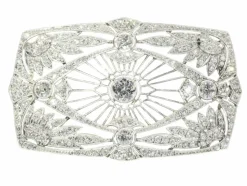 Broche diamant