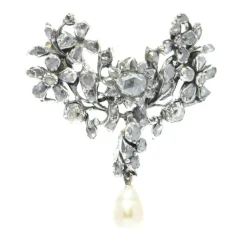 Broche diamant