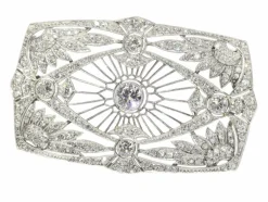 Broche diamant