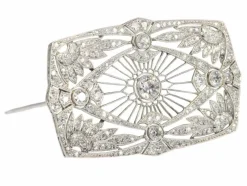 Broche diamant