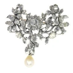 Broche diamant
