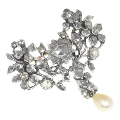 Broche diamant