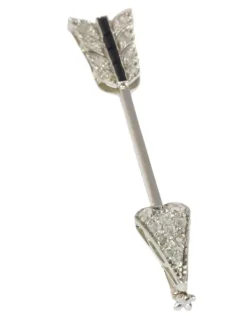Broche diamant Art Déco