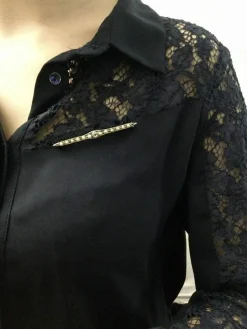 Broche Diamants Perles