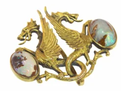 Broche en or