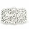 Broche en or blanc avec 4,90 carats de diamants
