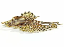 Broche en or et diamants