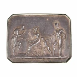 Broche en or et plaqué or