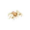 Broche en or jaune avec rubis
