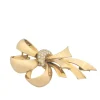 Broche en or jaune et diamants
