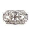 Broche en platine et diamants