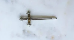 Broche Epée Ancienne Perles Fines