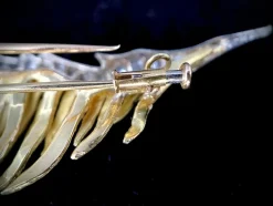 Broche et pendentif ornée de 2 carats de brillants