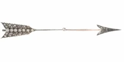 Broche flèche diamant