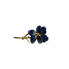 Broche « fleur bleue » Éd. Richards