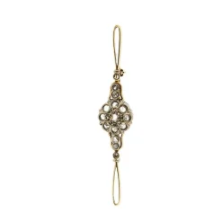 Broche Fleur diamants