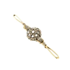 Broche Fleur diamants