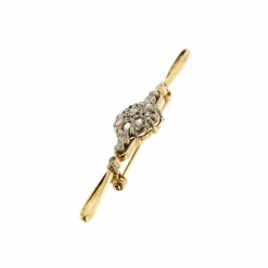 Broche Fleur diamants