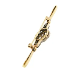Broche Fleur diamants