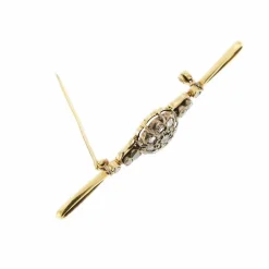 Broche Fleur diamants