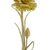Broche Fleur En Or Et Saphir Rose