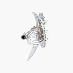 Broche Fleur Opale